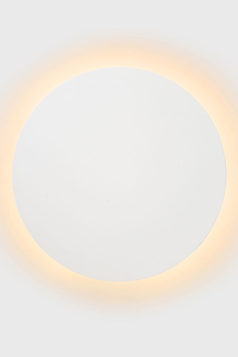 Lucide EKLYPS LED - Nástenné svietidlo - Ø 25 cm - LED - 1x8W 3000K - Biele